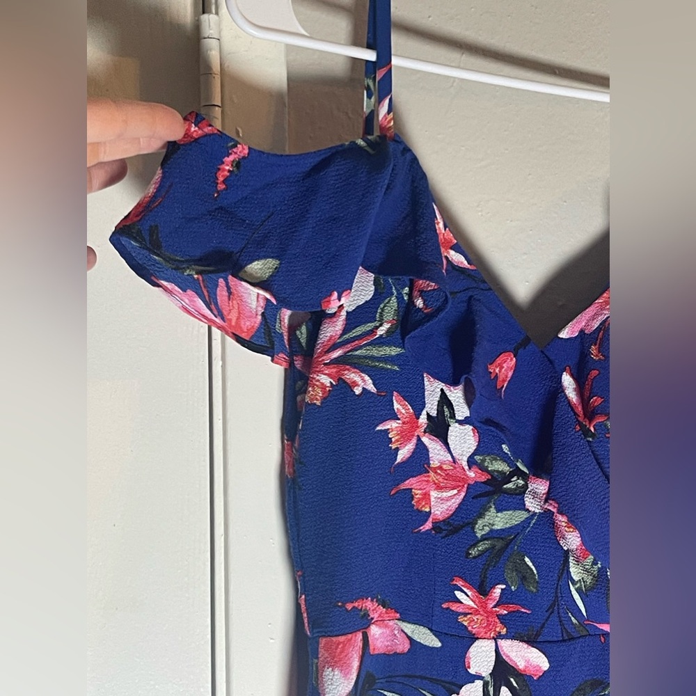 Floral High Low Ruffle Dress - Picture 4 of 8